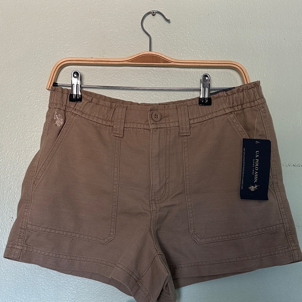 U.S. Polo Assn. Women's Brown Cargo Shorts